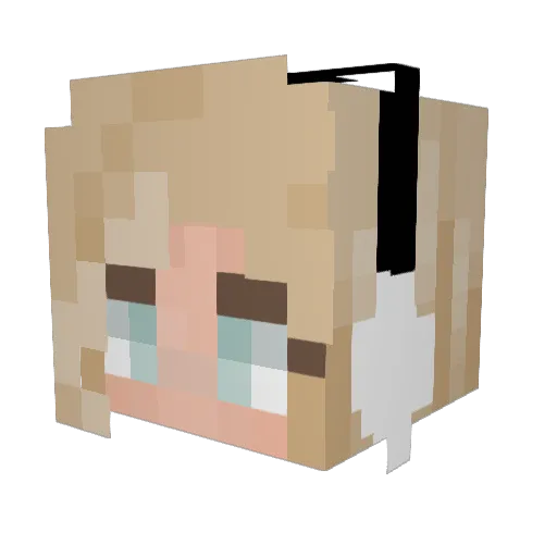 Nutellabrot2010 Minecraft avatar head, 3D render