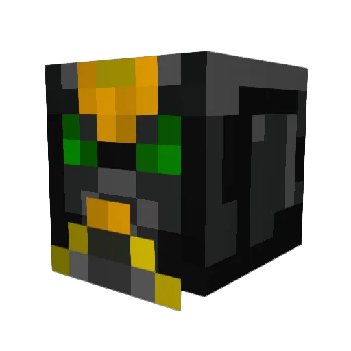 Nutmegwand Minecraft avatar head, 3D render