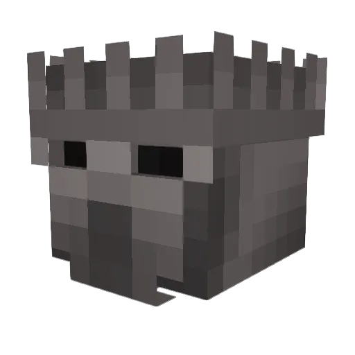 Nutricio Minecraft avatar head, 3D render