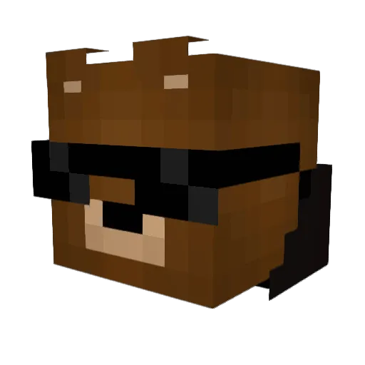 NutsBreaker_ Minecraft avatar head, 3D render