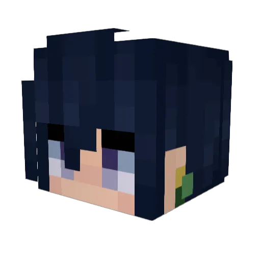 NuttyDrawls67 Minecraft avatar head, 3D render