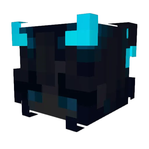 Nuubx Minecraft avatar head, 3D render