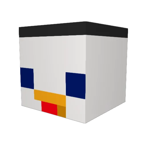 NuzZ_Digga Minecraft avatar head, 3D render