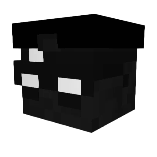 NvNevada Minecraft avatar head, 3D render