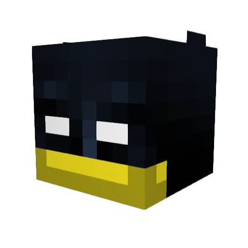 NvT22 Minecraft avatar head, 3D render