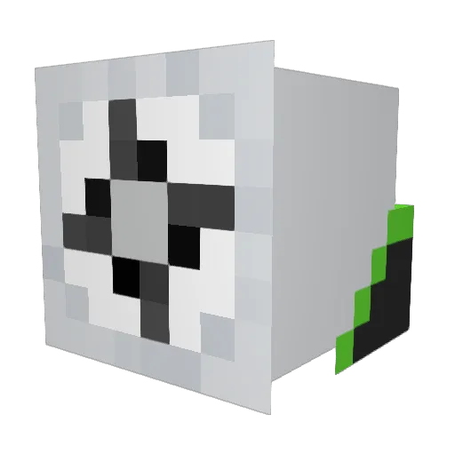 Nvidia2080Ti Minecraft avatar head, 3D render