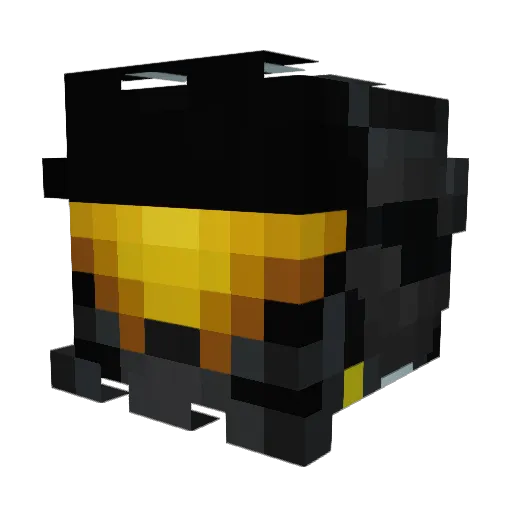 Nvk01 Minecraft avatar head, 3D render
