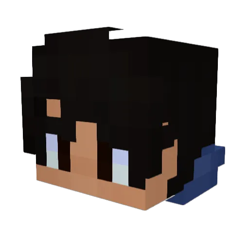 Nvmo22 Minecraft avatar head, 3D render
