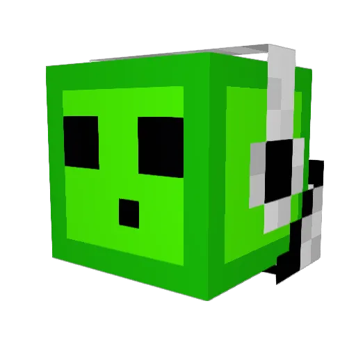 NvtellaKeks Minecraft avatar head, 3D render