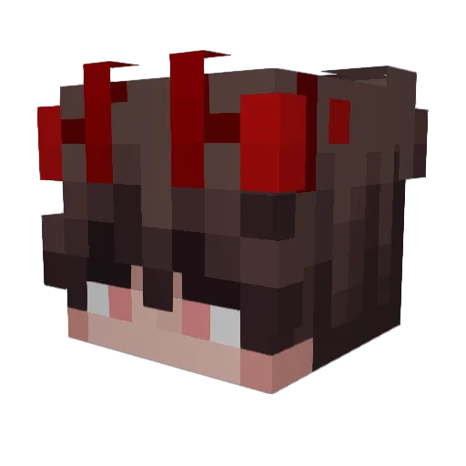 Nwayze_ Minecraft avatar head, 3D render