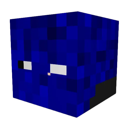 Nweb Minecraft avatar head, 3D render