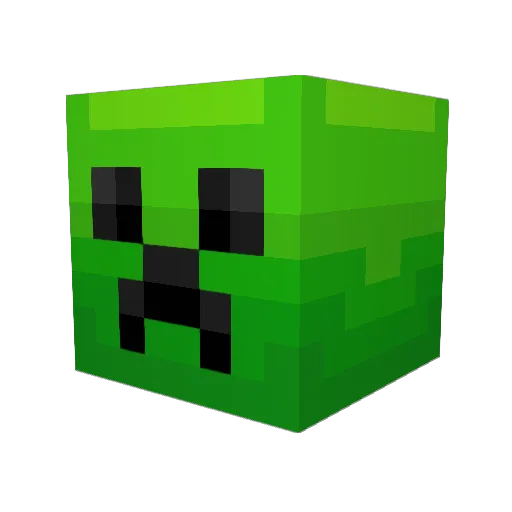 Nweku_ Minecraft avatar head, 3D render