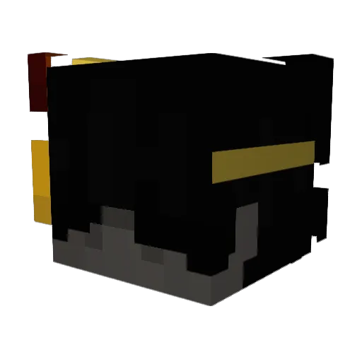 Nwghts Minecraft avatar head, 3D render