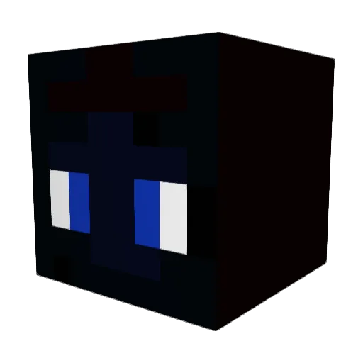 Nwoob Minecraft avatar head, 3D render
