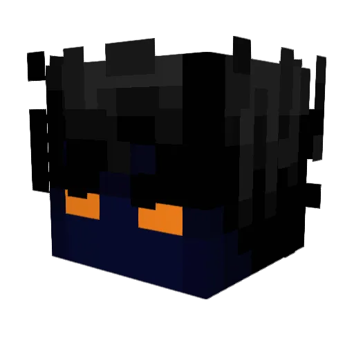Nworb90 Minecraft avatar head, 3D render