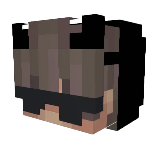 Nx3kk Minecraft avatar head, 3D render
