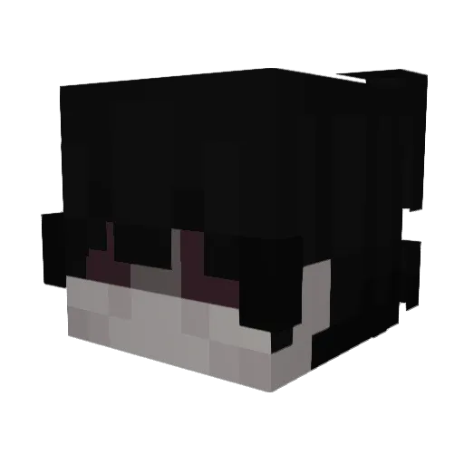 NxHV Minecraft avatar head, 3D render