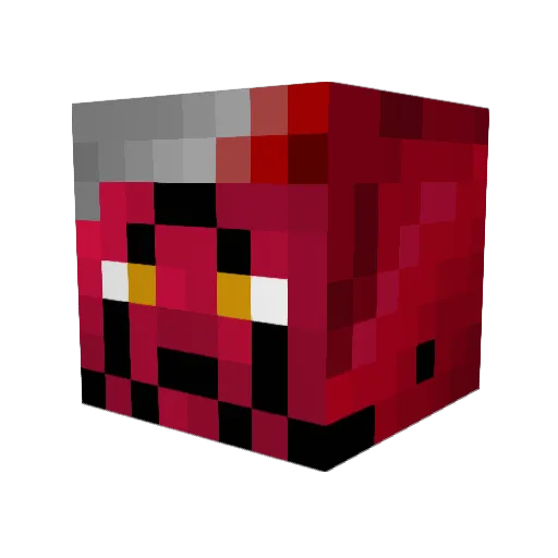 NxII Minecraft avatar head, 3D render