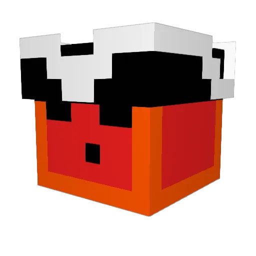 Nx_Jynx Minecraft avatar head, 3D render