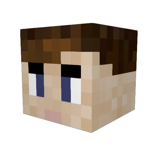 Nxbxdy_55 Minecraft avatar head, 3D render