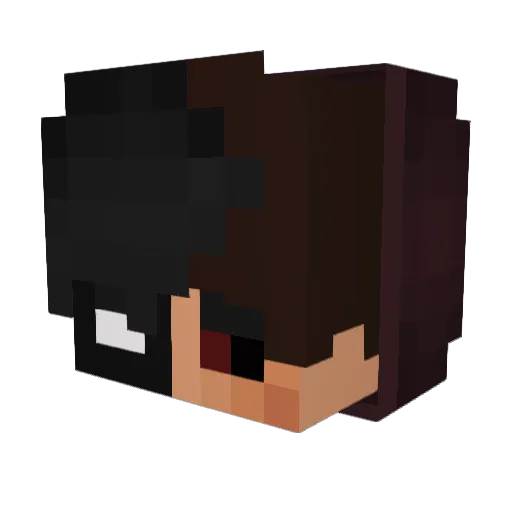 NxceTRY Minecraft avatar head, 3D render