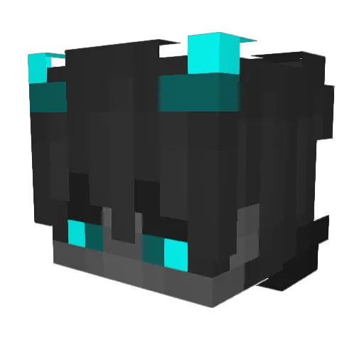 NxchtGeplant Minecraft avatar head, 3D render