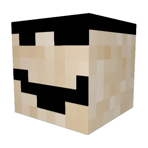 Nxdo09 Minecraft avatar head, 3D render