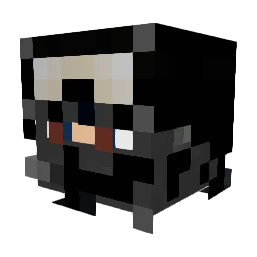 Nxght_mx Minecraft avatar head, 3D render
