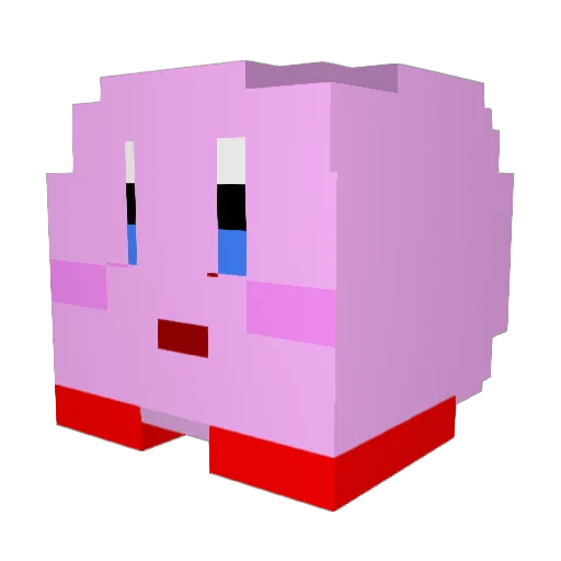 Nxiety4Fun Minecraft avatar head, 3D render