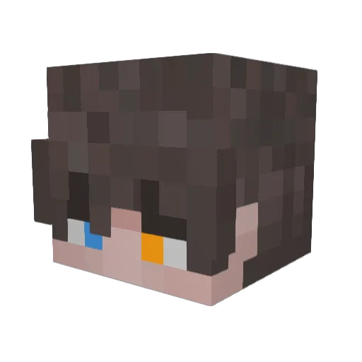 Nxngphaiboiz Minecraft avatar head, 3D render