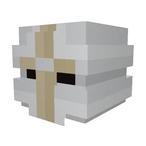 Nxodles Minecraft avatar head, 3D render