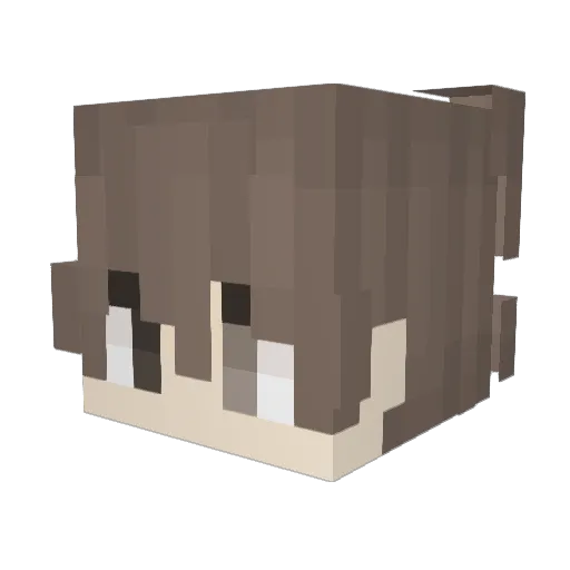 Nxr0L Minecraft avatar head, 3D render