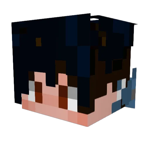 NxrKasper Minecraft avatar head, 3D render