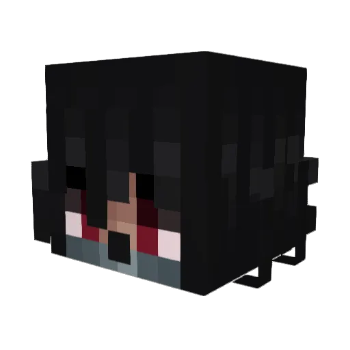 Nxx___ Minecraft avatar head, 3D render
