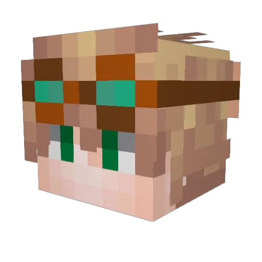 NxzinnStar Minecraft avatar head, 3D render