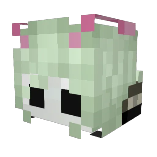 Ny0nes Minecraft avatar head, 3D render