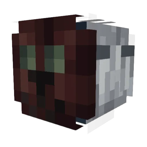 NyN_si Minecraft avatar head, 3D render