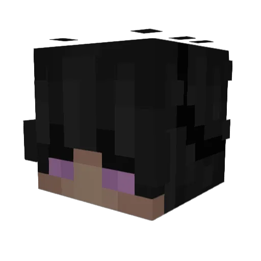 NyZeLeGenD Minecraft avatar head, 3D render