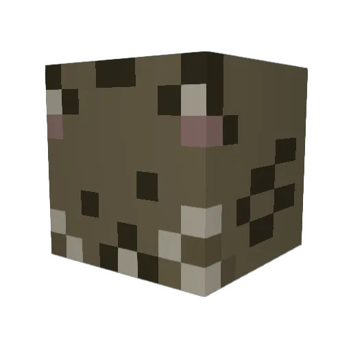 Nya0119 Minecraft avatar head, 3D render