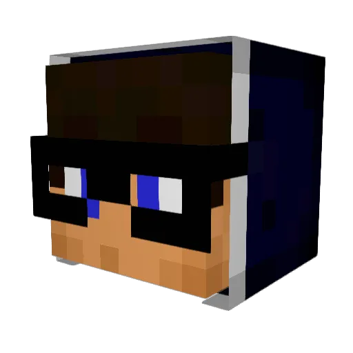 Nyala2050 Minecraft avatar head, 3D render