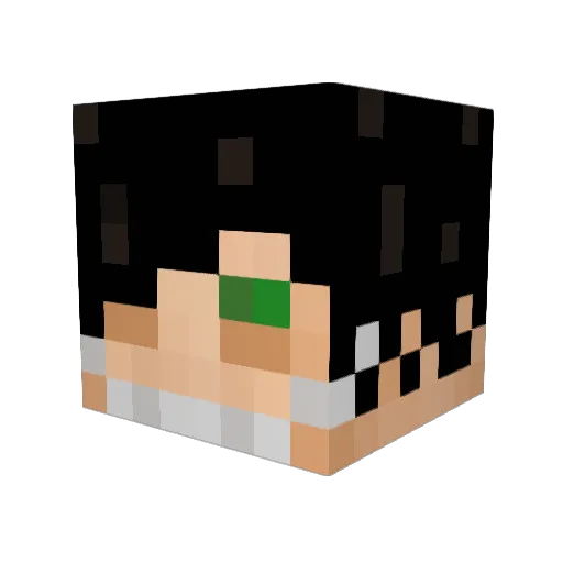 NyanMuffin Minecraft avatar head, 3D render