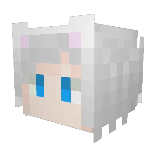 Nyank03895 Minecraft avatar head, 3D render