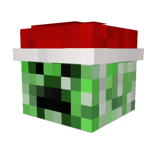 Nyantarou Minecraft avatar head, 3D render