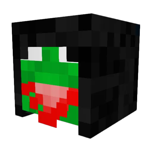 Nyanwolf05 Minecraft avatar head, 3D render