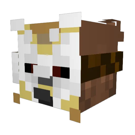 Nycfredy Minecraft avatar head, 3D render