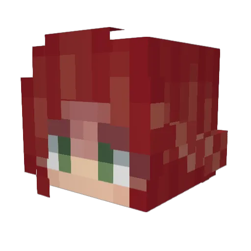 Nychi_333 Minecraft avatar head, 3D render