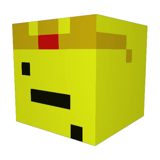 Nycteus Minecraft avatar head, 3D render