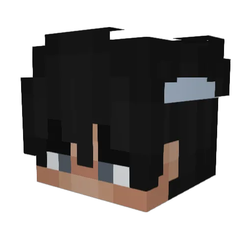 Nydachles Minecraft avatar head, 3D render