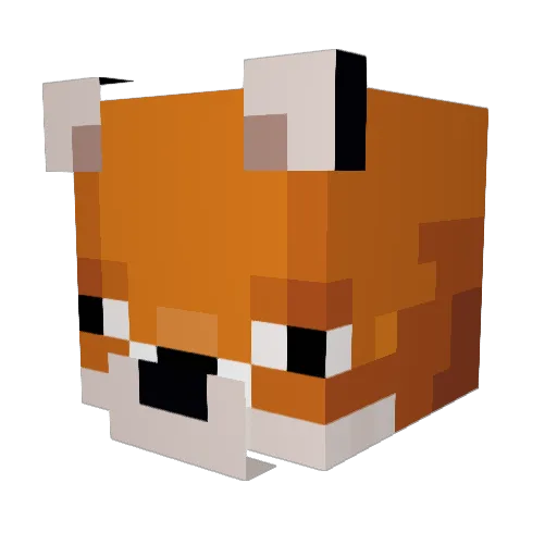 Nydam7 Minecraft avatar head, 3D render