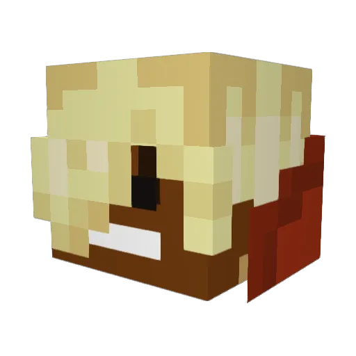 NyeLight Minecraft avatar head, 3D render